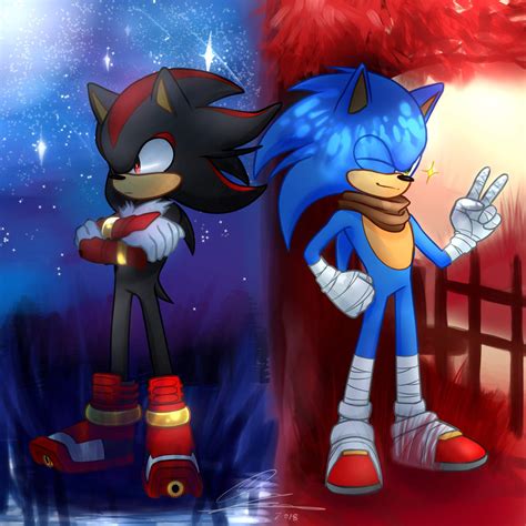 Sonic and Shadow [Fanart] | Arts And OCs Amino