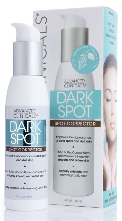 Advanced Clinicals Dark Spot Corrector Cream. Shea Butter Helps to ...