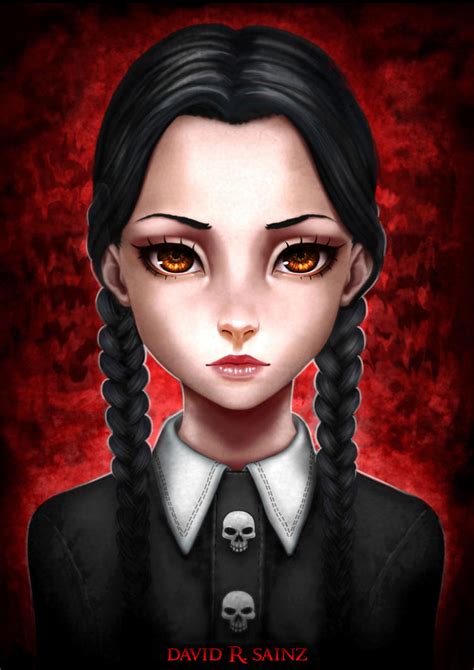 Wednesday Addams Fan Art by DeyRus on DeviantArt