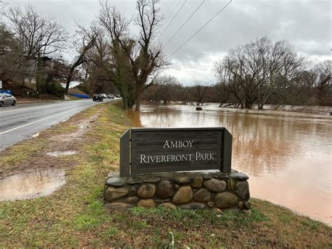 Flooding scenes around Asheville Jan. 9 during severe weather