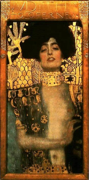 'Judith' by Gustav Klimt. Klimt's Judith looks alarmingly like a 19th ...