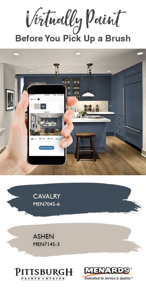 Navy Blue Cabinet Inspiration | Digitally paint your own kitchen ...