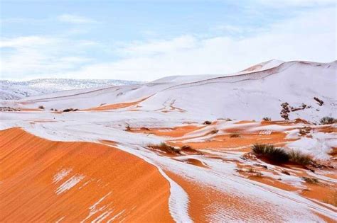 Snowfall In Sahara Desert- Climate Change Or A Miracle?