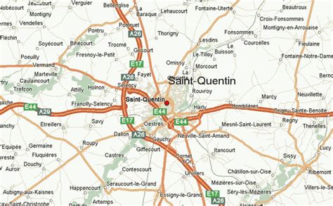 Saint-Quentin tourist guide - France map - Plans and maps of Saint-Quentin