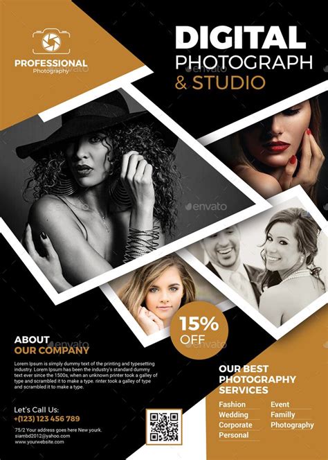 Photography Flyer Templates | Photography flyer, Photography brochure ...