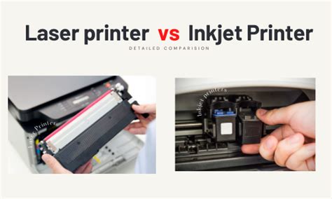 Laser Printer vs Inkjet Comparison | Main Differences