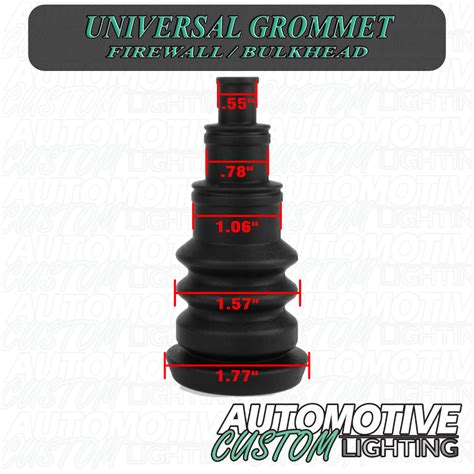 Universal Firewall Grommet - 3/8" to 1" - Automotive Custom Lighting