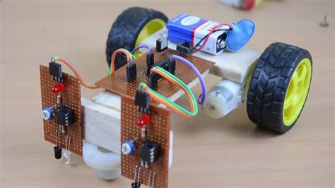 How to Make a Line Following Robot without Microcontroller with Gydt ...