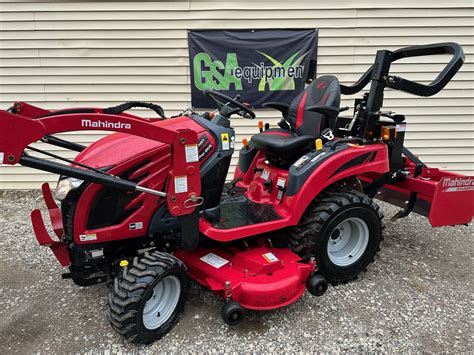 50" Mahindra EMAX20S 4x4 Diesel Tractor W/ Loader + Attachments! Low ...