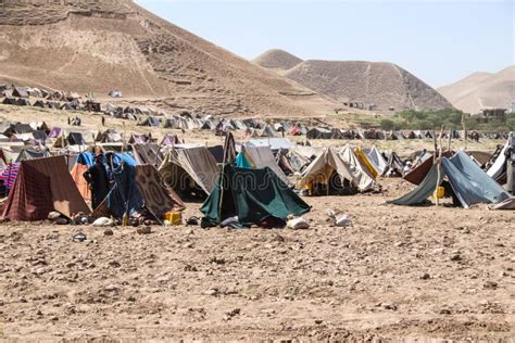 Afghanistan Refugee Camp and Images in the North West in the Middle of ...