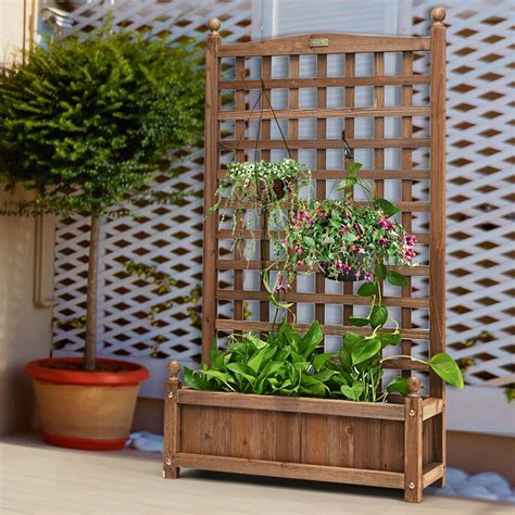 +17 Building A Planter Box With Trellis Ideas