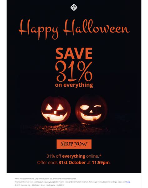 Happy Halloween HTML Email Template – Mail Designer – Create and send ...