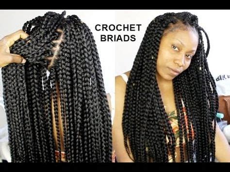 NO CORNROWS CROCHET BRAIDS ONLY (1 HOUR ) TUTORIAL [Video] | Individual ...