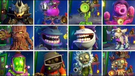 Plants Vs. Zombies Garden Warfare 2 - All characters - YouTube