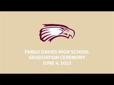 Fargo Davies Graduation 2023 - YouTube