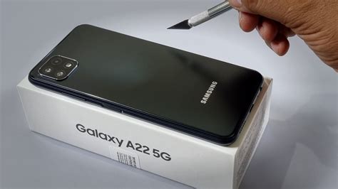 Samsung A22 5G Unboxing & Camera Test | Black Colour | Retail Unit ...