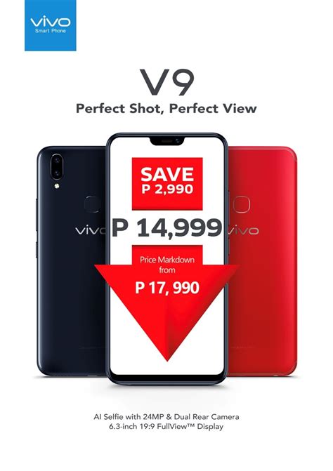 Price Drop: Vivo V9 now only P14999 | ASTIG: Philippine News & Reviews