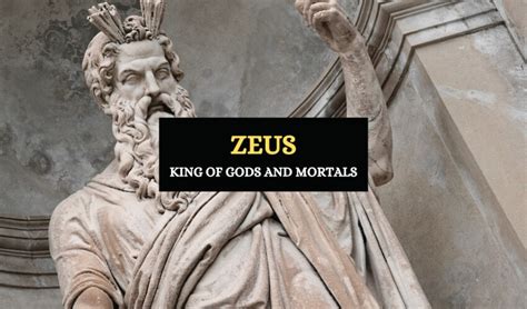 Zeus Explained: The King of Gods and Mortals