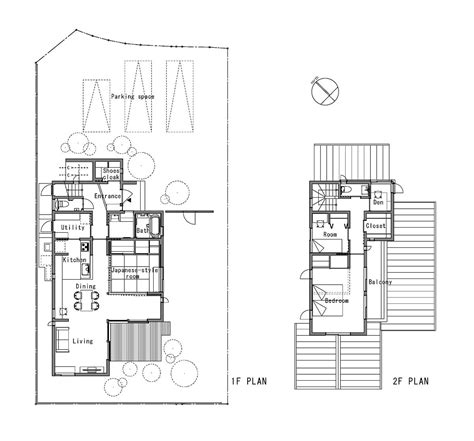 Stylish Synergy: Modern Japanese Home with a View of Distant Mountains