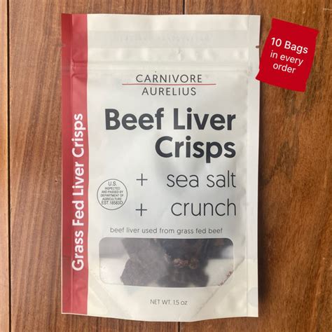 Carnivore Aurelius Beef Liver Crisps