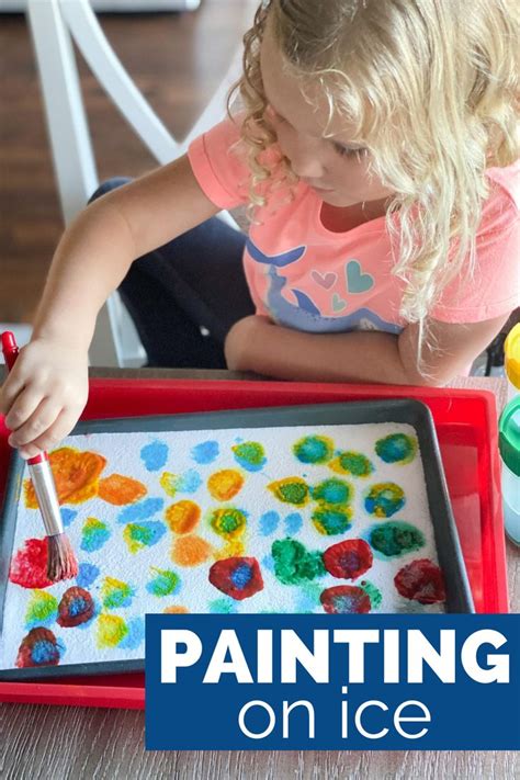 Ice Painting Art Activity for Kids | Ice painting, Art activities for ...