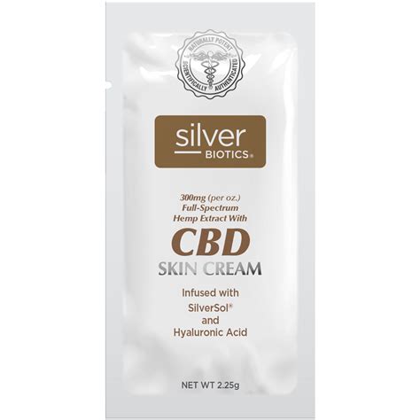 CBD Skin Cream Sample - Silver Biotics