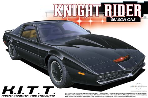 Aoshima Knight Rider Season 1 K.I.T.T KITT Car 1/24 Plastic Model Car ...