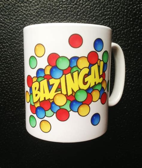 BAZINGA Mug With Personalised Name or Message, Ball Pool, Fun Gift - Etsy