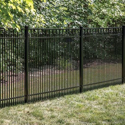 Freedom (Actual: 4.91-Ft X 6.02-Ft) Standard York Black Aluminum Flat ...