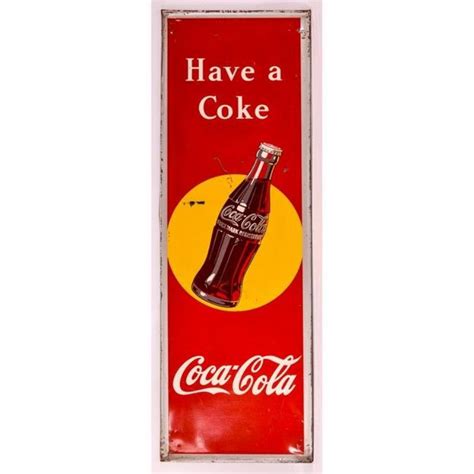 Large Metal Coca-Cola Sign Value & Price Guide