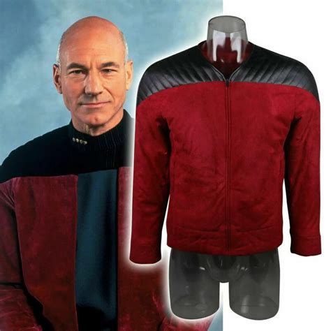 Star Trek The Next Generation Captain Picard Duty Uniform Jacket TNG R ...