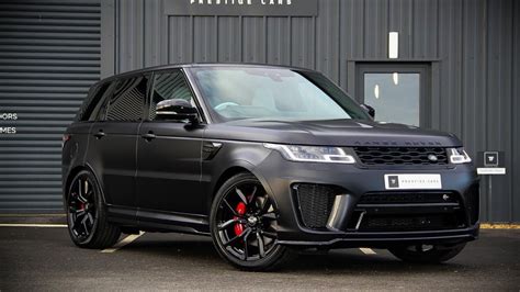 Matte Black Range Rover Sport