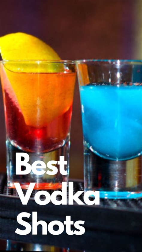 11 Best Vodka Shots to Drink in 2023 - MyBartender