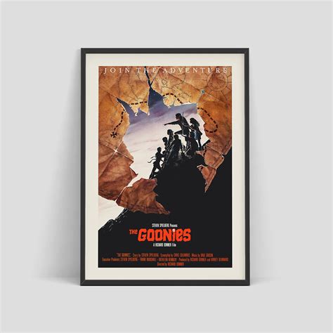 The Goonies - Vintage movie poster, 1985 - Inspire Uplift