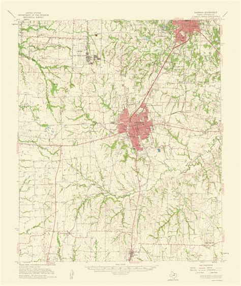 Sherman Texas Map - Printable Maps