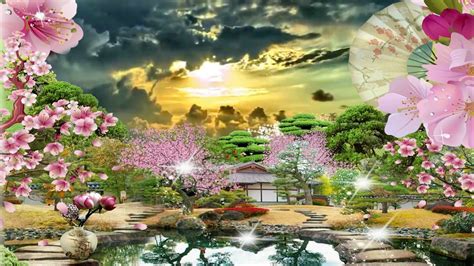 3d Garden Wallpaper Hd