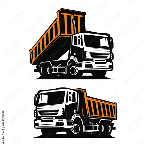 dump truck logo vector Stock Vector | Adobe Stock