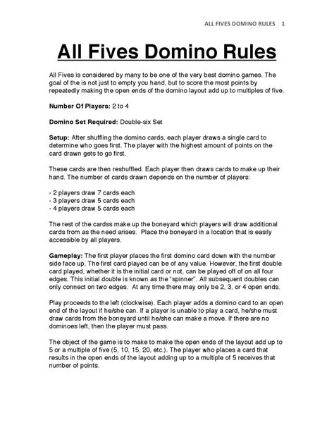 All 5s Dominos Rules Domino Games, Dominoes Set, Kindergarten Math ...