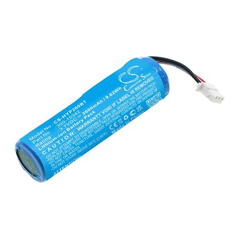 Replacement Honeywell Alarm System Battery (3.7V, 2.6Ah, Li-Ion ...