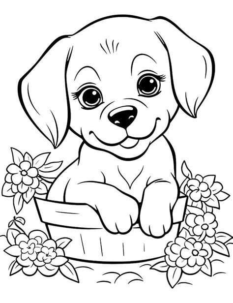 75 Dog Coloring Pages: Free Printable Sheets | Puppy coloring pages ...