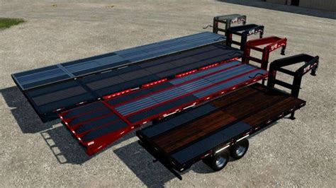 50Ft Gooseneck Transport Trailer v1.0.0.0 - FS25 / FS22 Mod