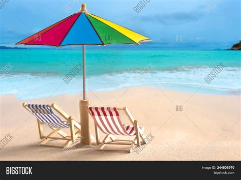 Beach Chairs Umbrella Image & Photo (Free Trial) | Bigstock