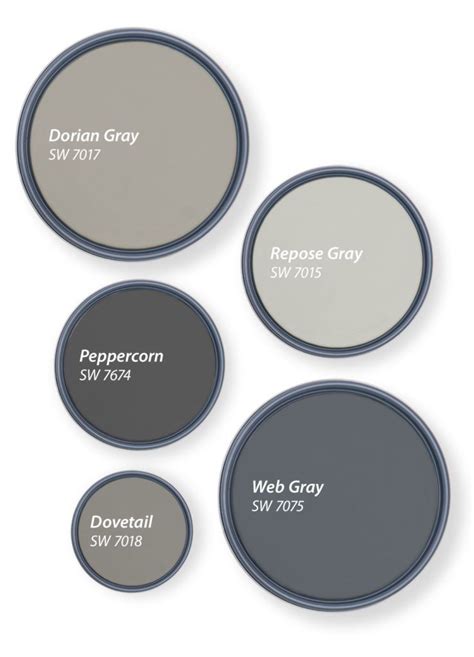 Our Top 5 Shades of Gray | Tinted by Sherwin-Williams | Gray house ...