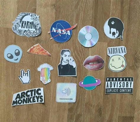 15 Tumblr grunge Stickers