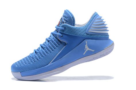 New Air Jordan 32 Low "UNC" University Blue/White Men's Basketball Shoes