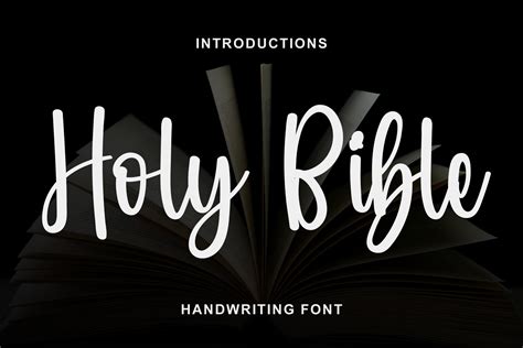 Holy Bible Font by YanStudio · Creative Fabrica