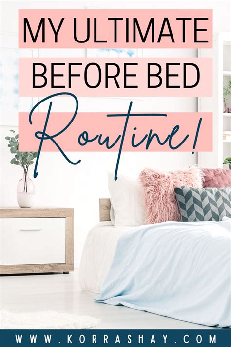 My ultimate before bed routine! | Before bed, How to make bed, Healthy ...