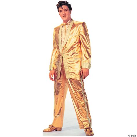 Elvis Presley - Gold Lamé Suit Cardboard Stand-Up | Oriental Trading