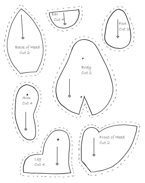 10 Adorable Teddy Bear Sewing Patterns - Free Teddy Bear Patterns ...