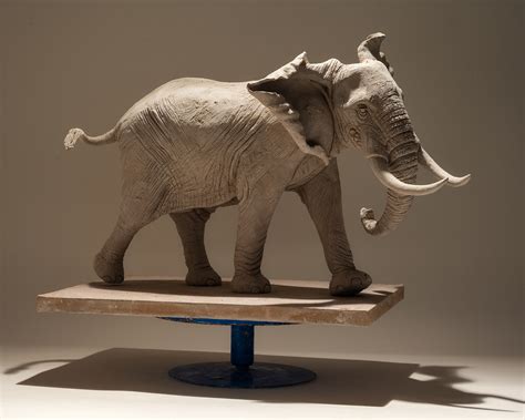 African Elephant Sculpture in Bronze - Nick Mackman Animal Sculpture